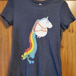 2 for 1 Unicorn Graphic T-Shirt & Beanie